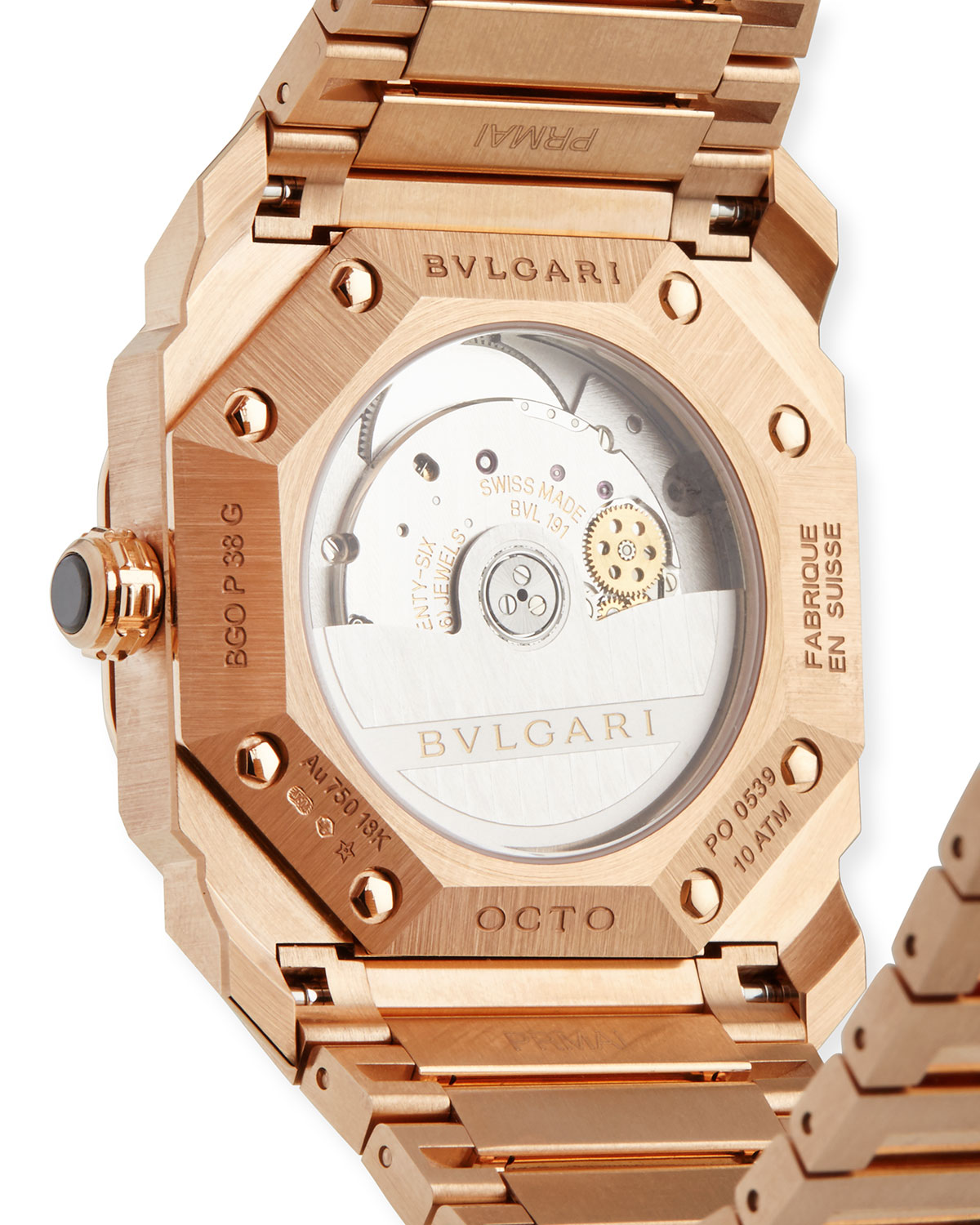 38mm Octo Solotempo Pink Gold Watch