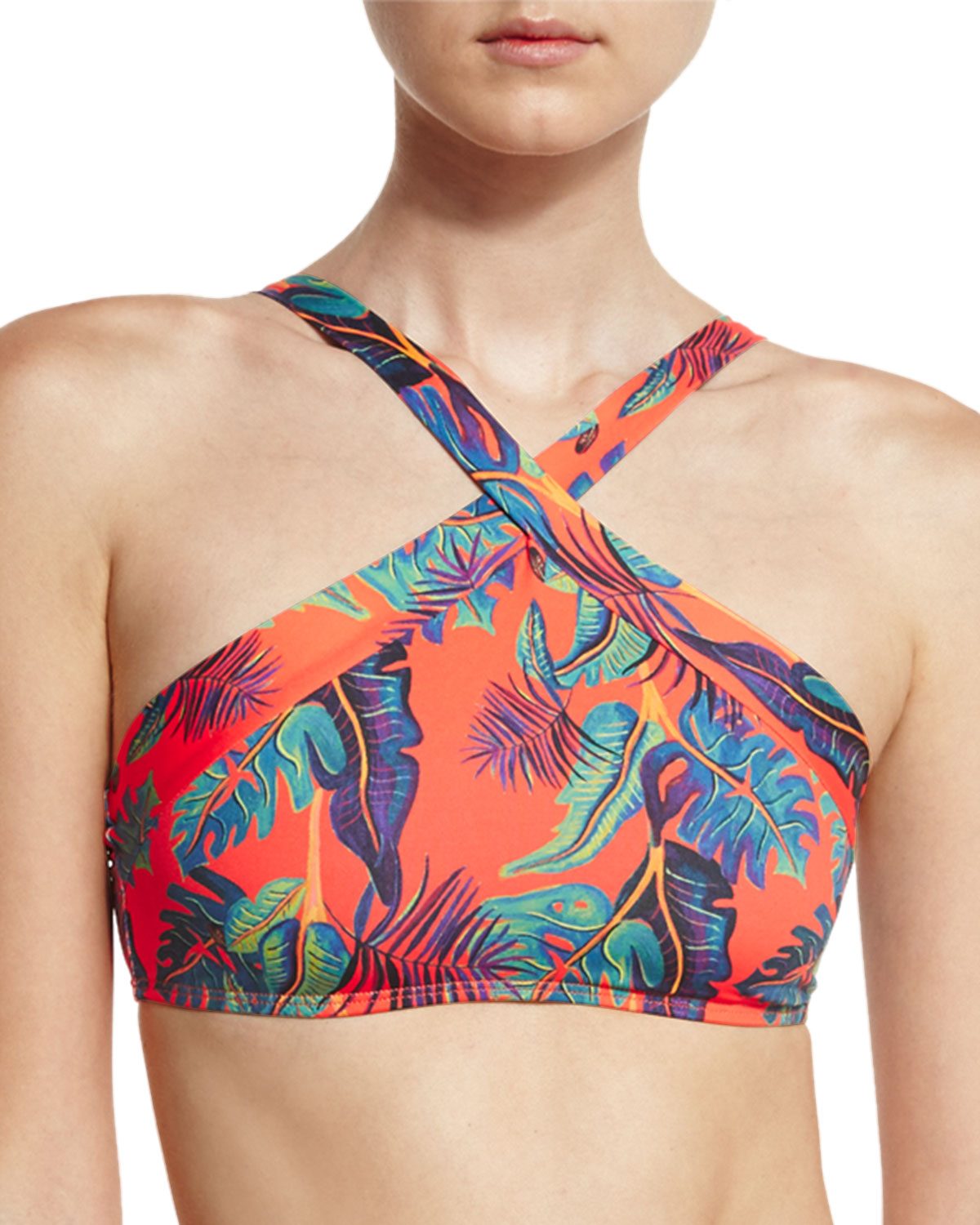 Liberty Palm Sirena Swim Top, Persimmon