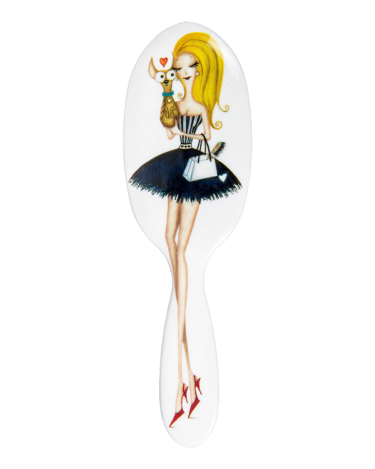 Large Miss Daisy Evening Wear Mixed Bristle Hairbrush