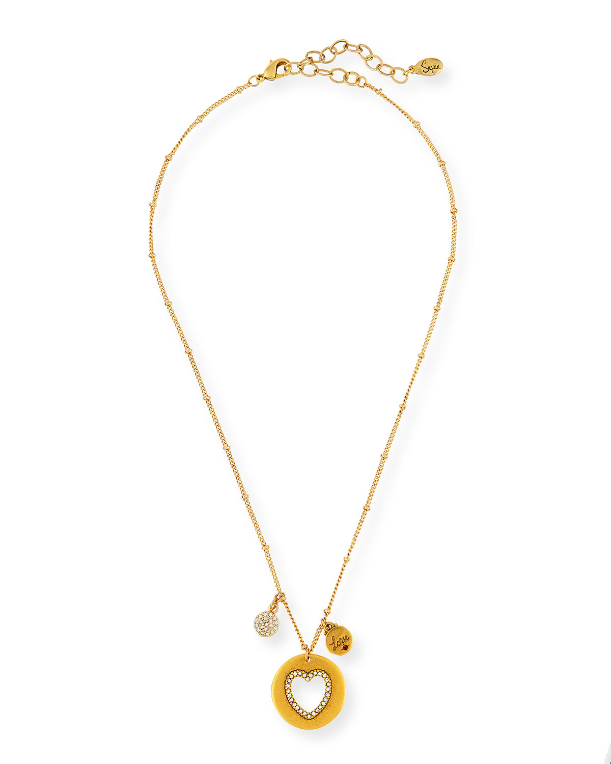 22K Gold-Plated Talisman Pendant Necklace