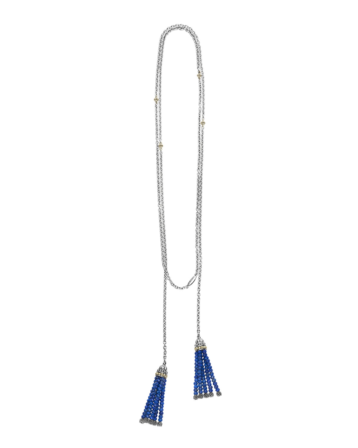 Caviar Tassels Icon Lariat Necklace