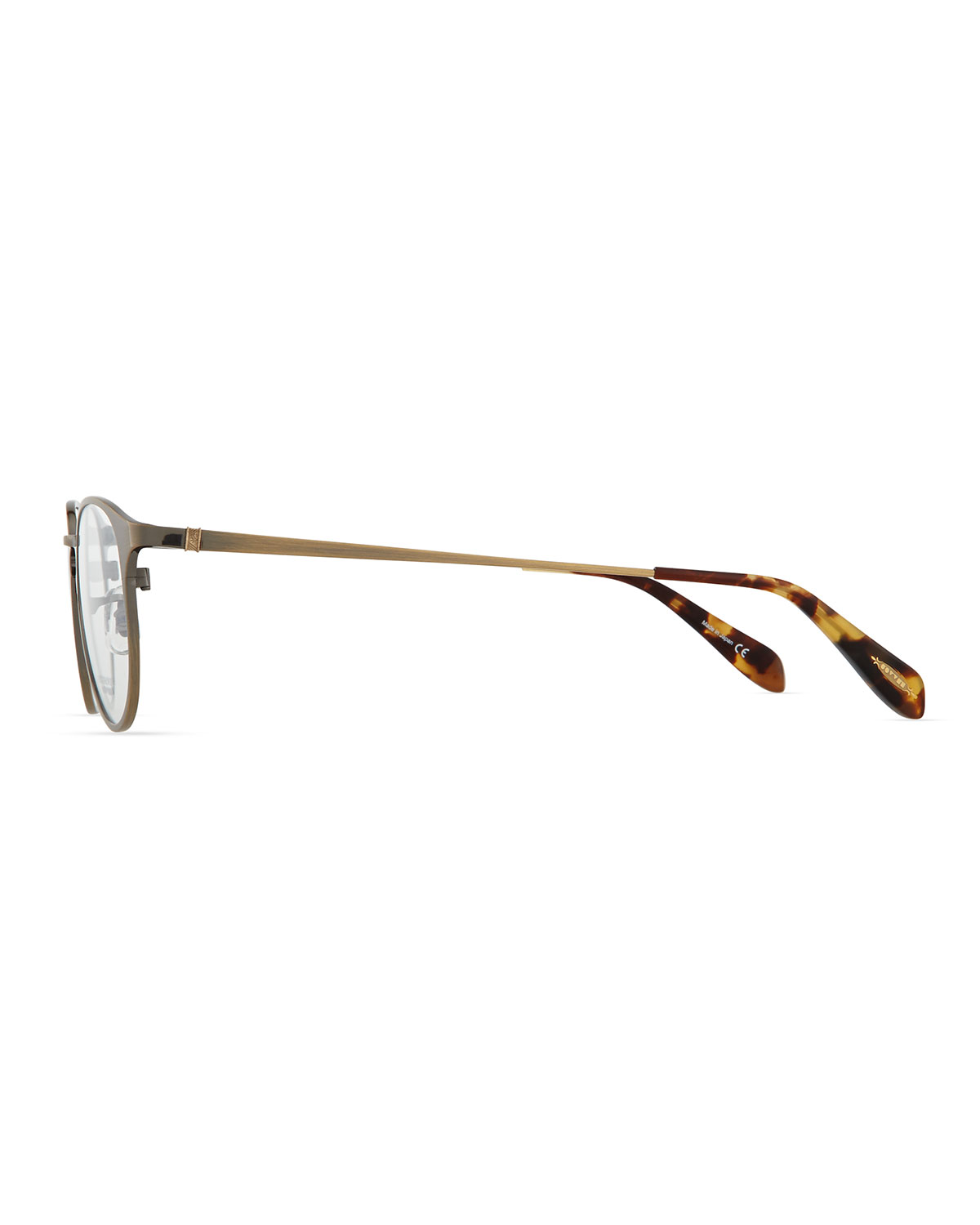 Wildman Round Fashion Glasses, Gold