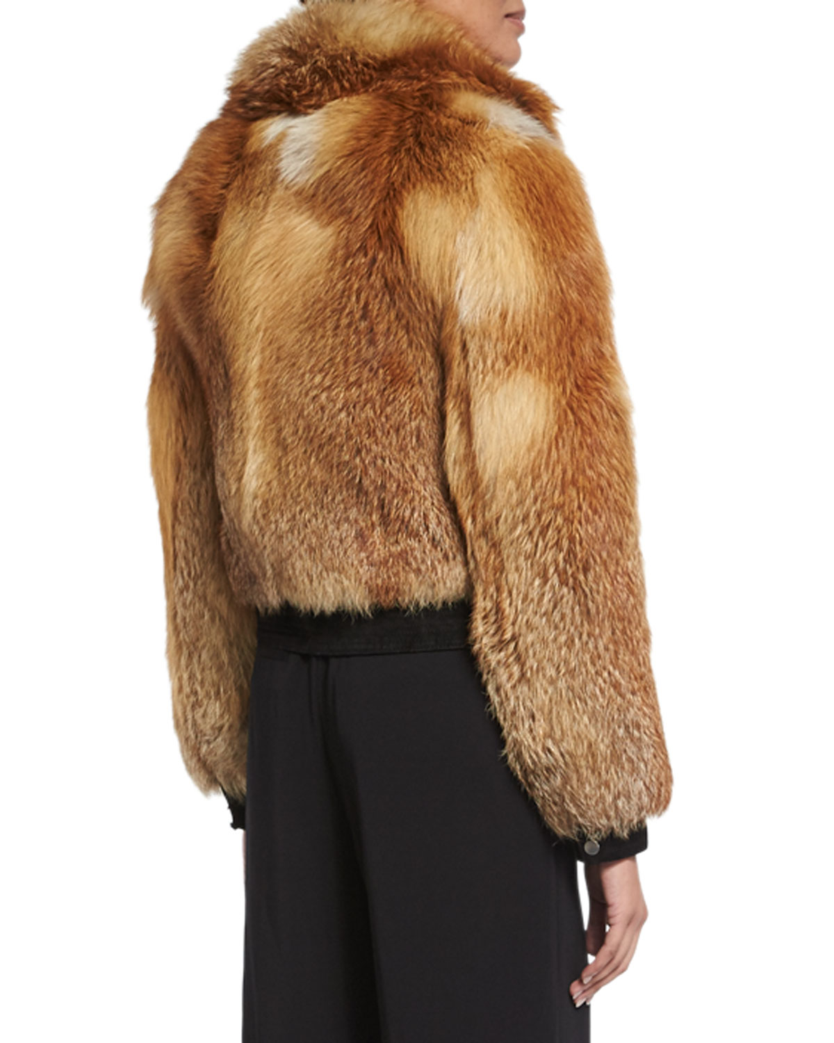 Boyce Fox Fur Bomber Jacket