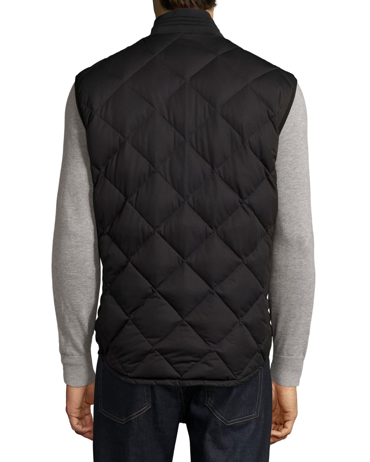 Systems Quilted Vest, Jet Black