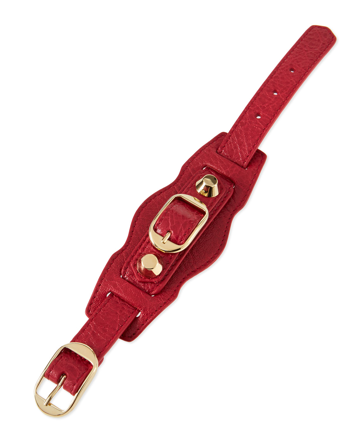 Classic Leather Single-Strap Bracelet