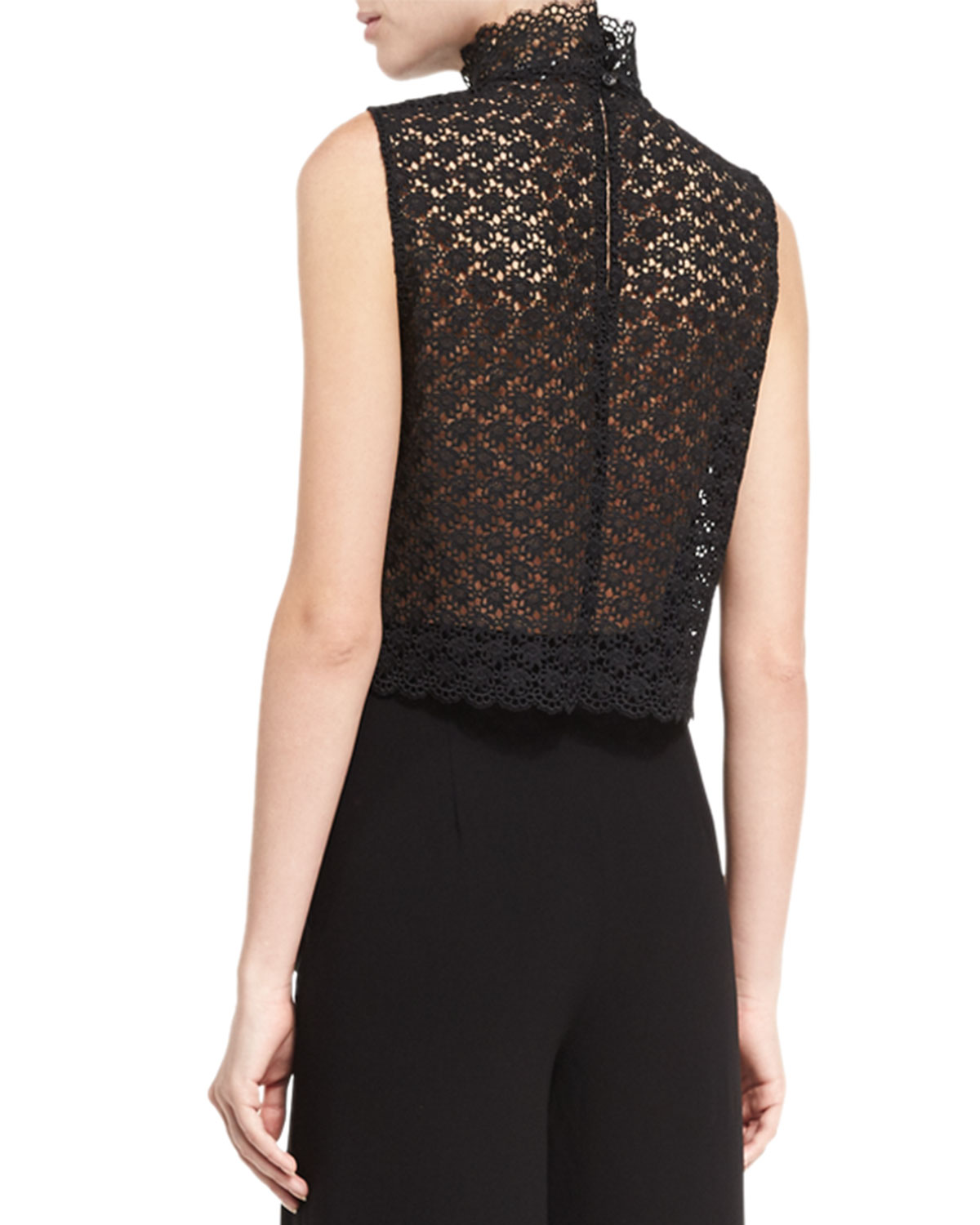 Bonita Colorblock Lace Sleeveless Top