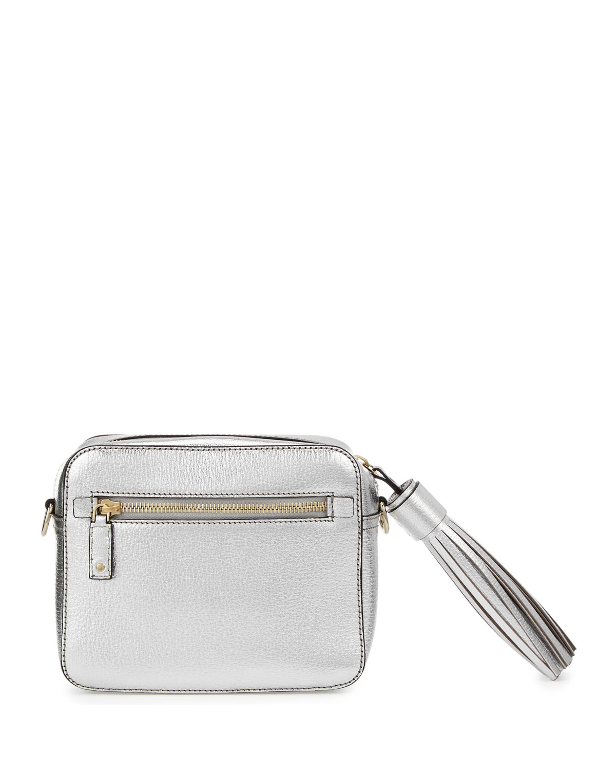 Have a Nice Day Crossbody Bag, Silver