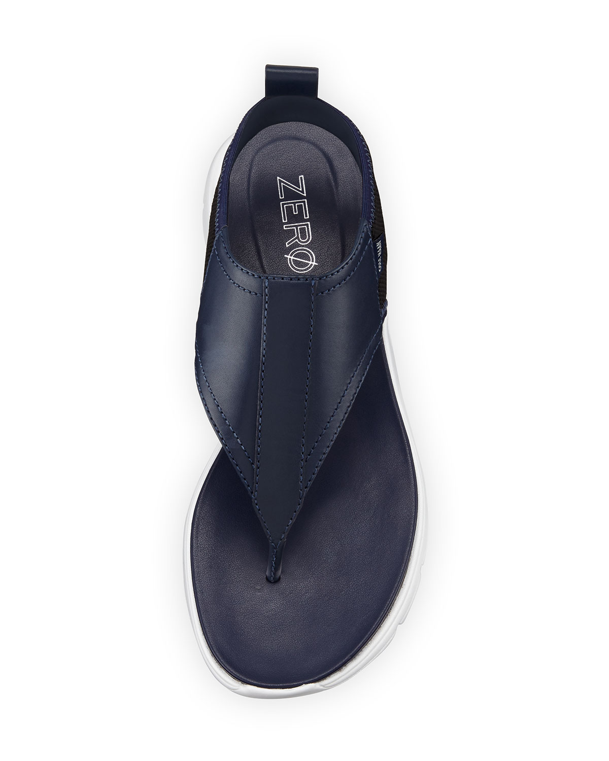 ZeroGrand Leather/Mesh Thong Sandal, Twilight Blue