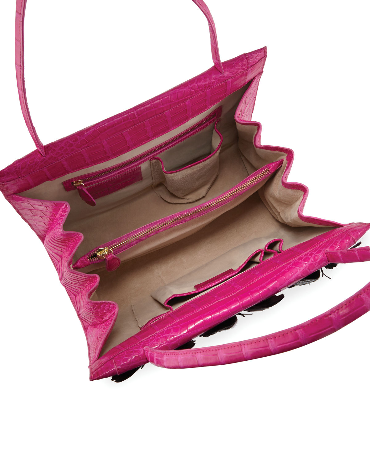 Wallis Medium Butterfly Crocodile Tote Bag