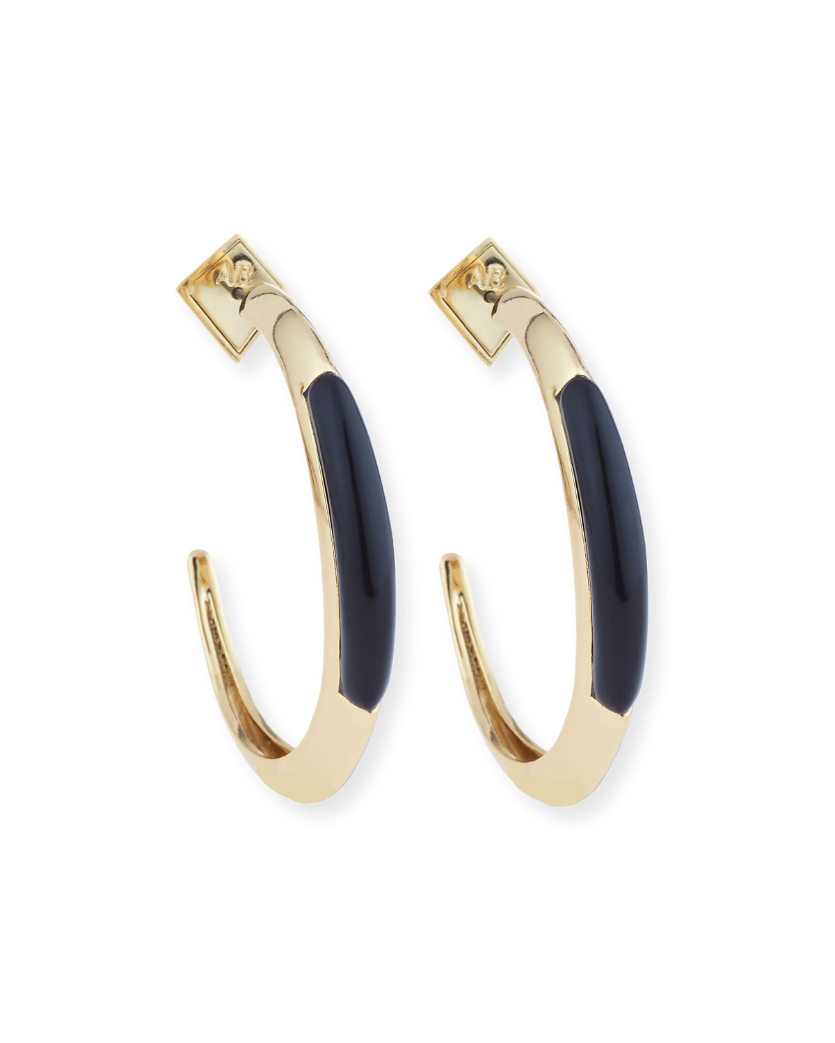 Crescent Hoop Earrings