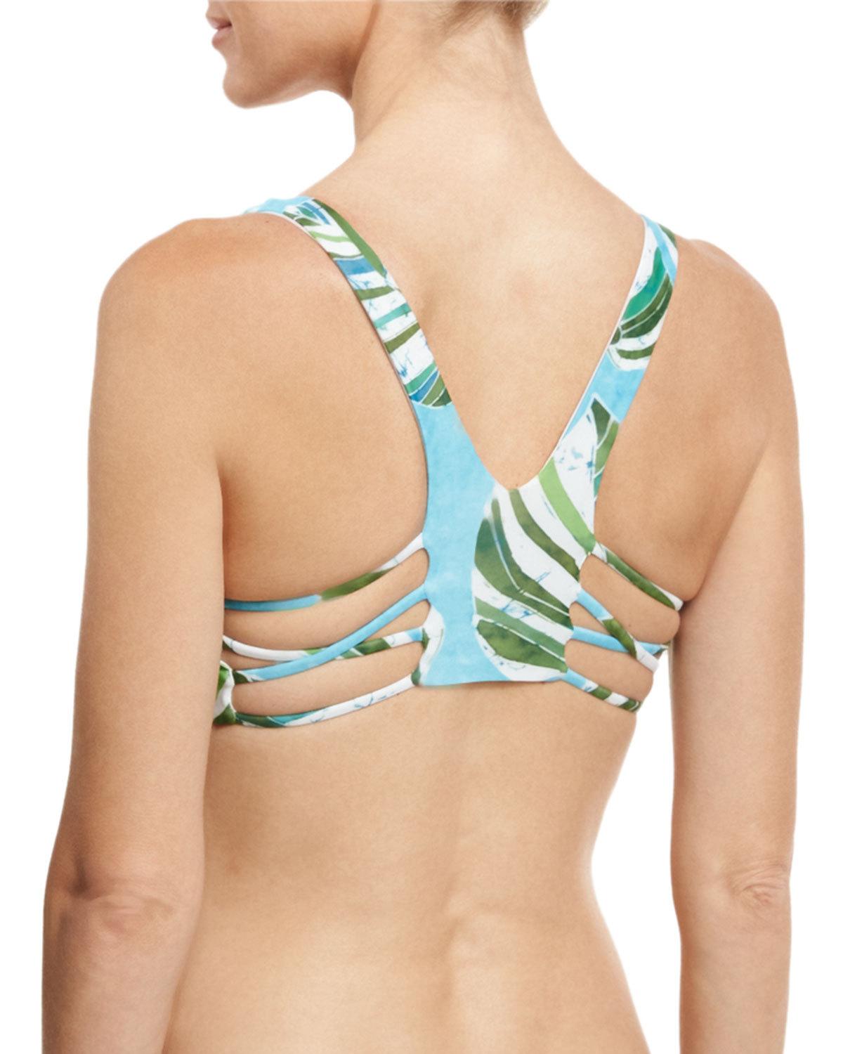 Rylie Reversible Swim Top, Blue