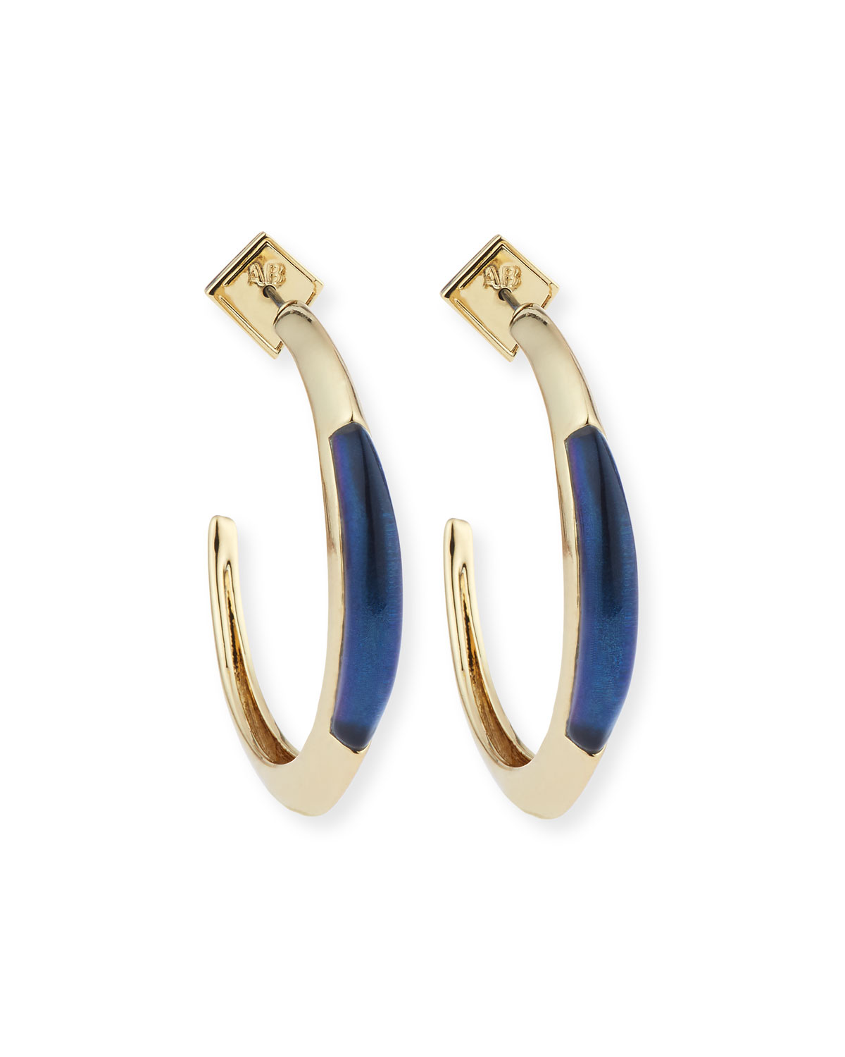 Crescent Hoop Earrings