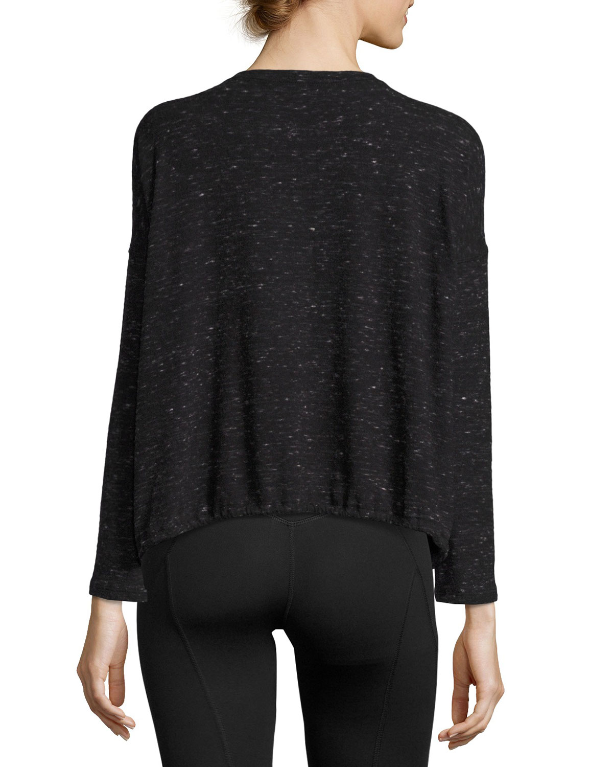 Renew Scoop-Neck Pullover Performance Top, Black 