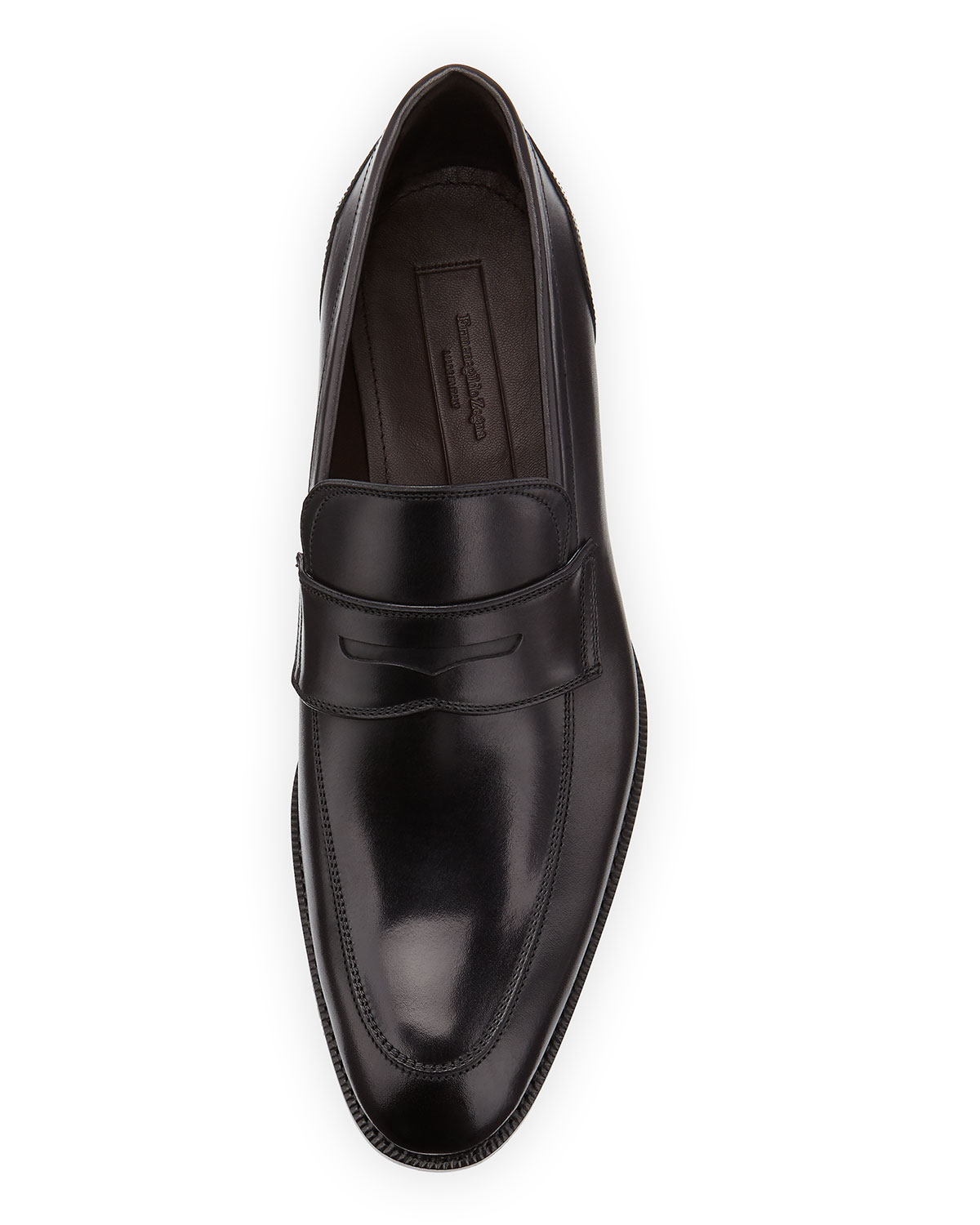 Calfskin Penny Loafer, Black