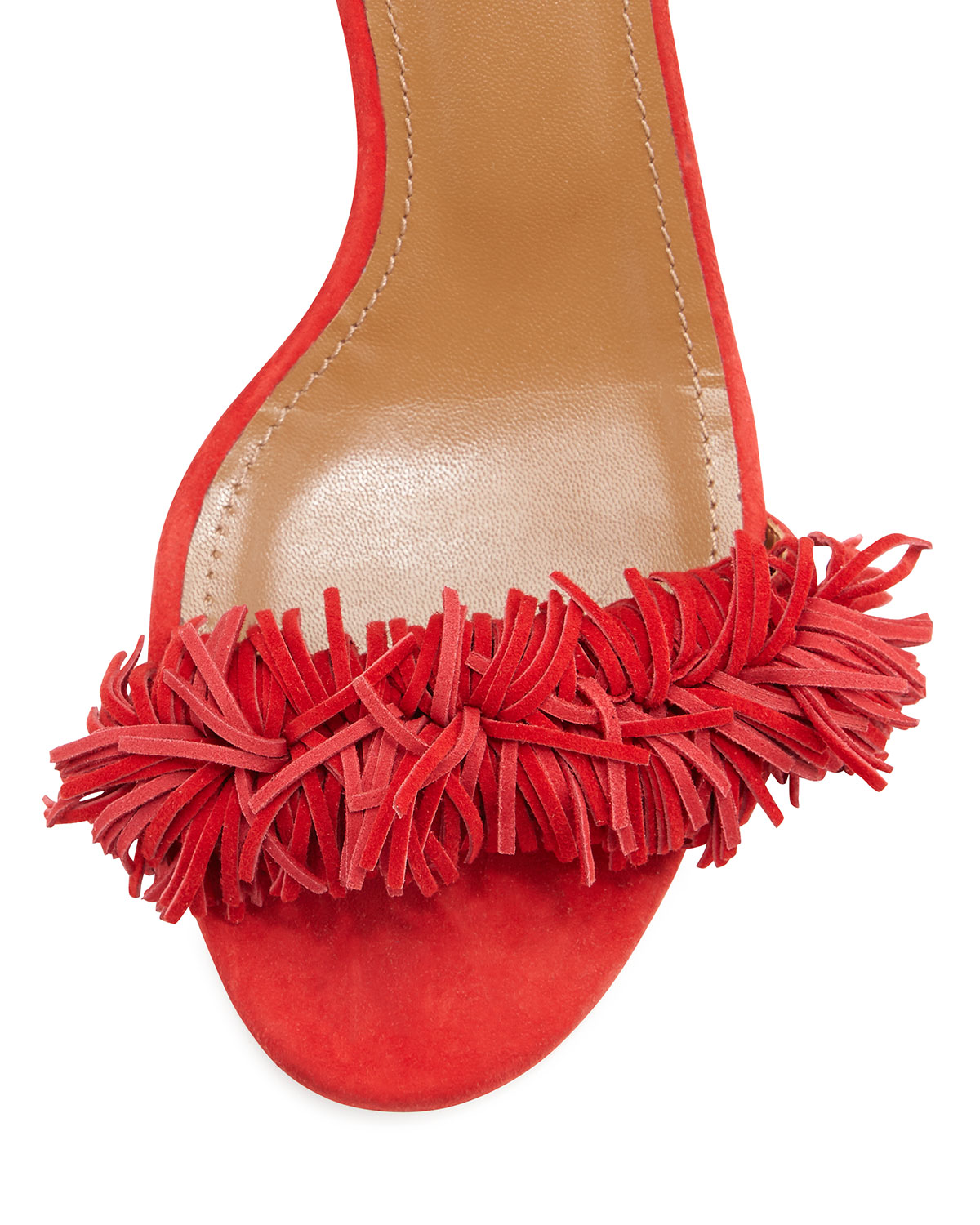 Wild Thing Fringe City Sandal, Lipstick