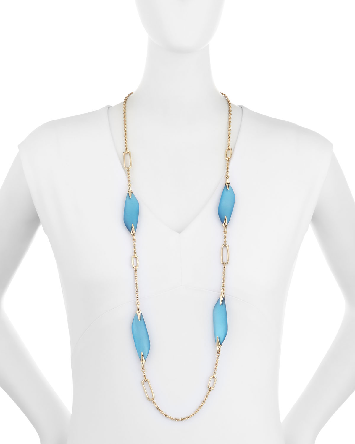 Reversible Liquid Link Necklace