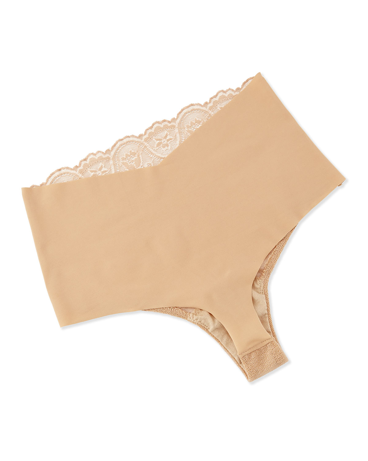 Double Take High-Rise Thong, Ivory