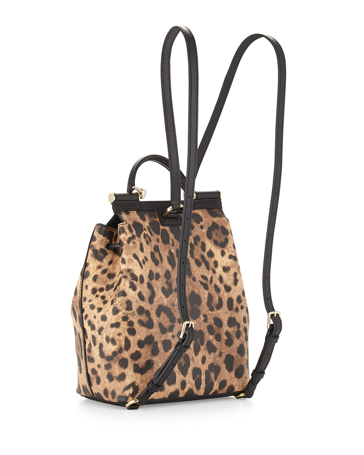 Miss Sicily Leopard-Print Backpack
