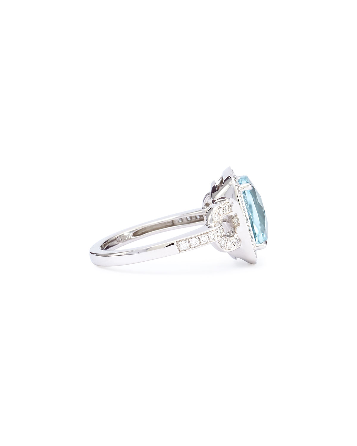 Roma Aquamarine & Diamond Ring