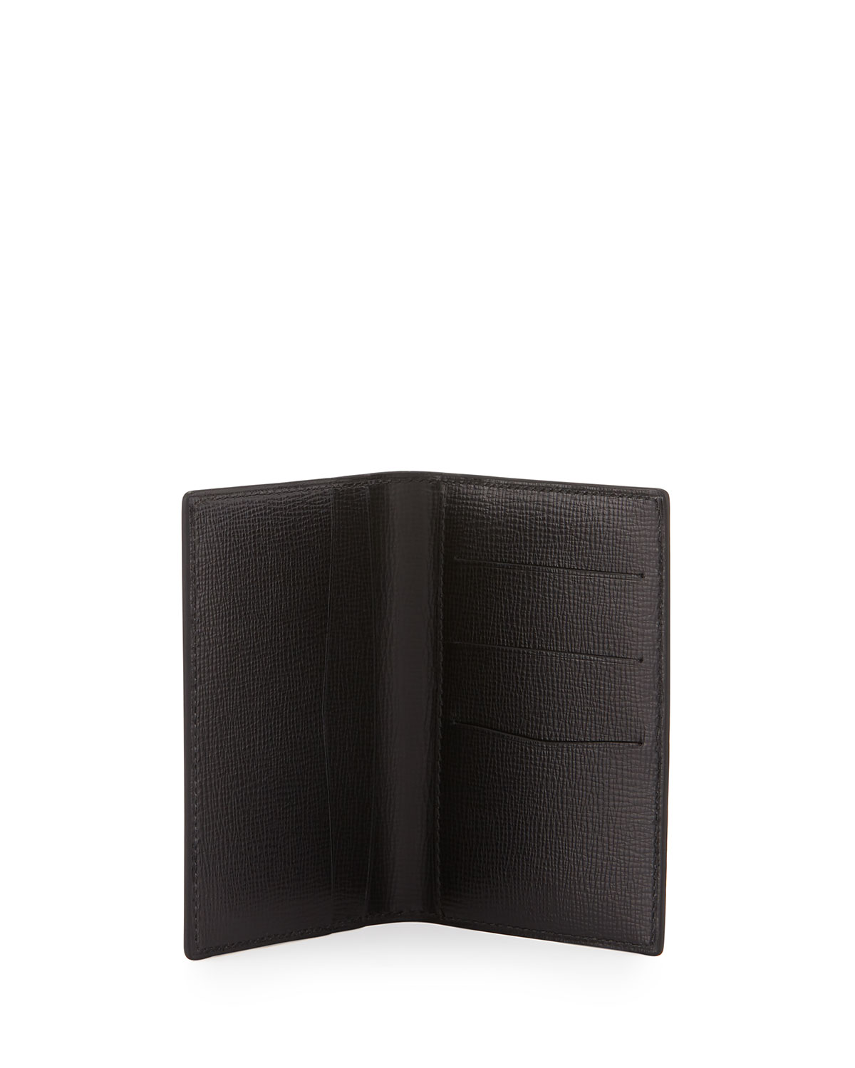 Bourdon Leather Business Card Case, Black