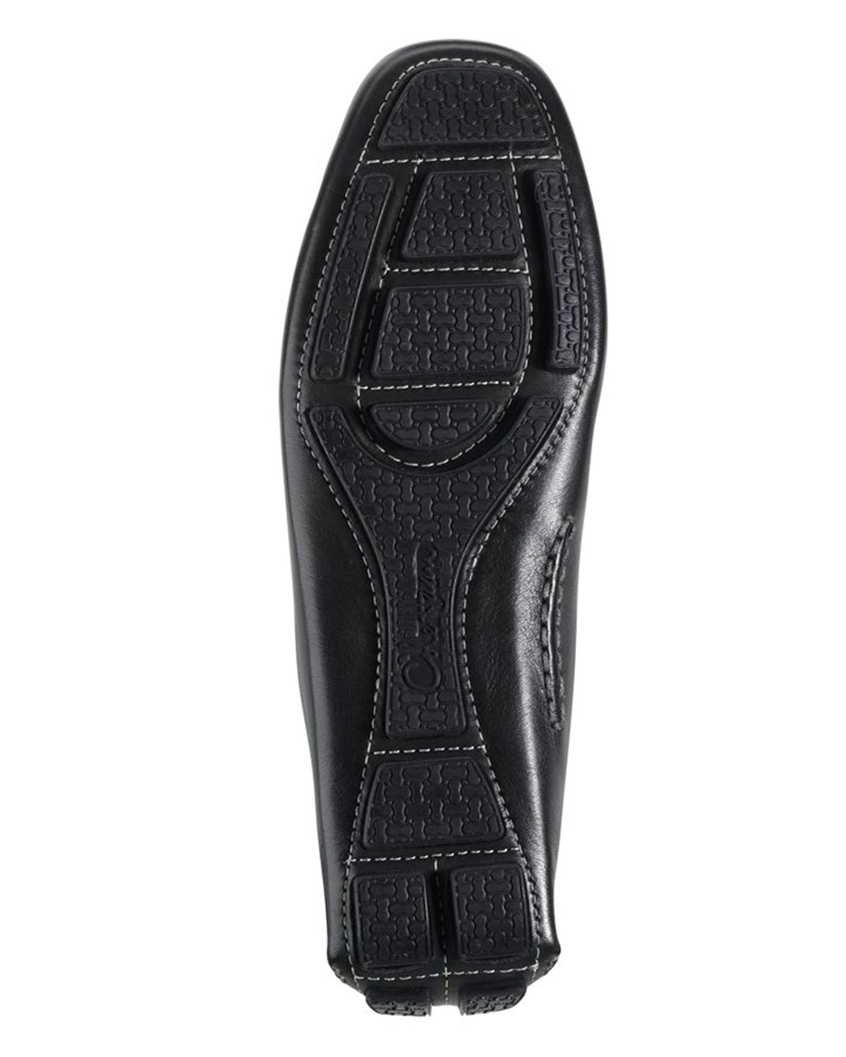 Trillby Leather Slip-On Driver, Black