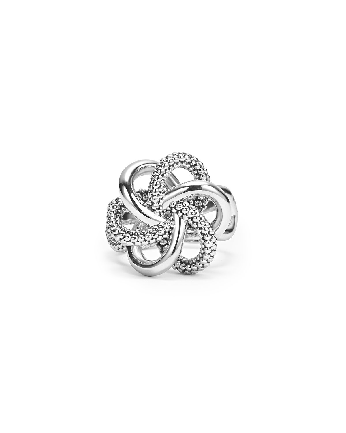 Sterling Silver Love Knot Ring, Size 7