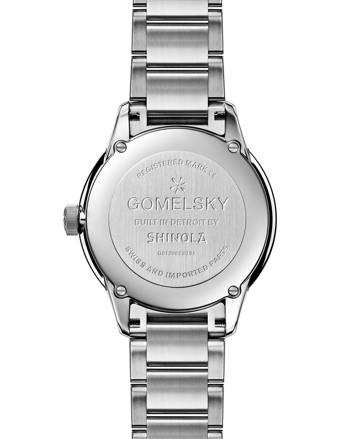 grace 38mm stainless steel bracelet watch