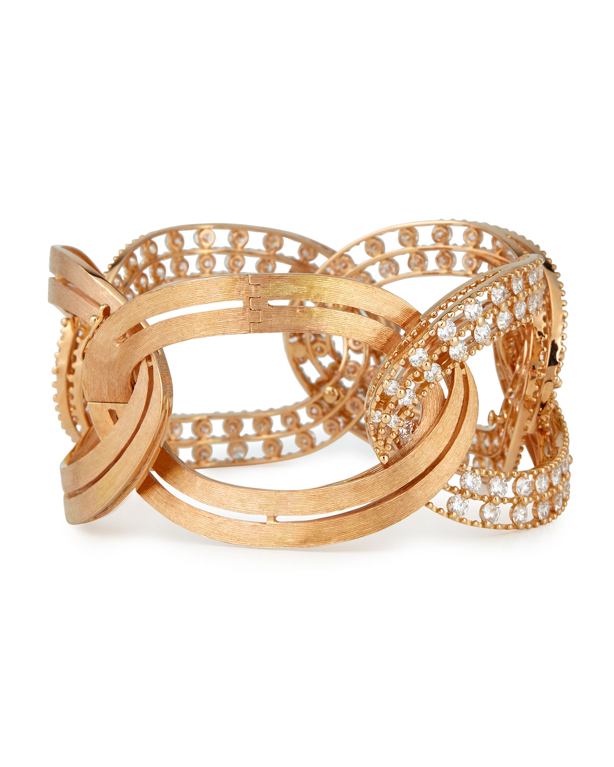 18k Rose Gold Diamond Bracelet 