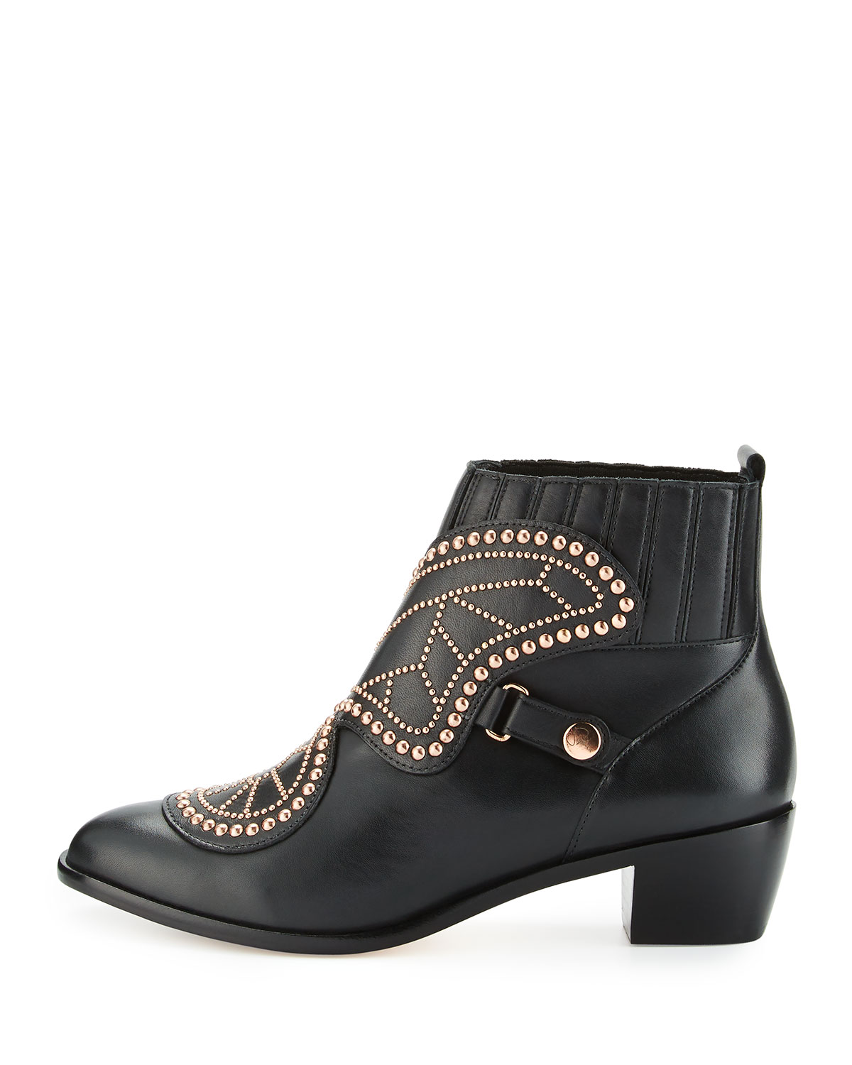Karina Butterfly Bootie, Black