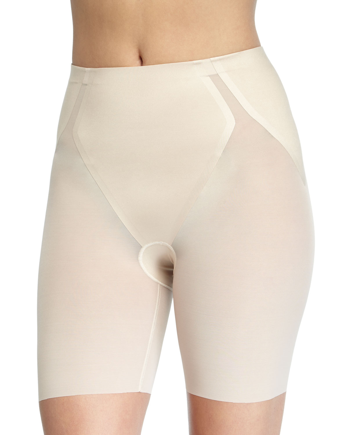 Haute Contour Sheer Mid-Thigh Shaper Shorts