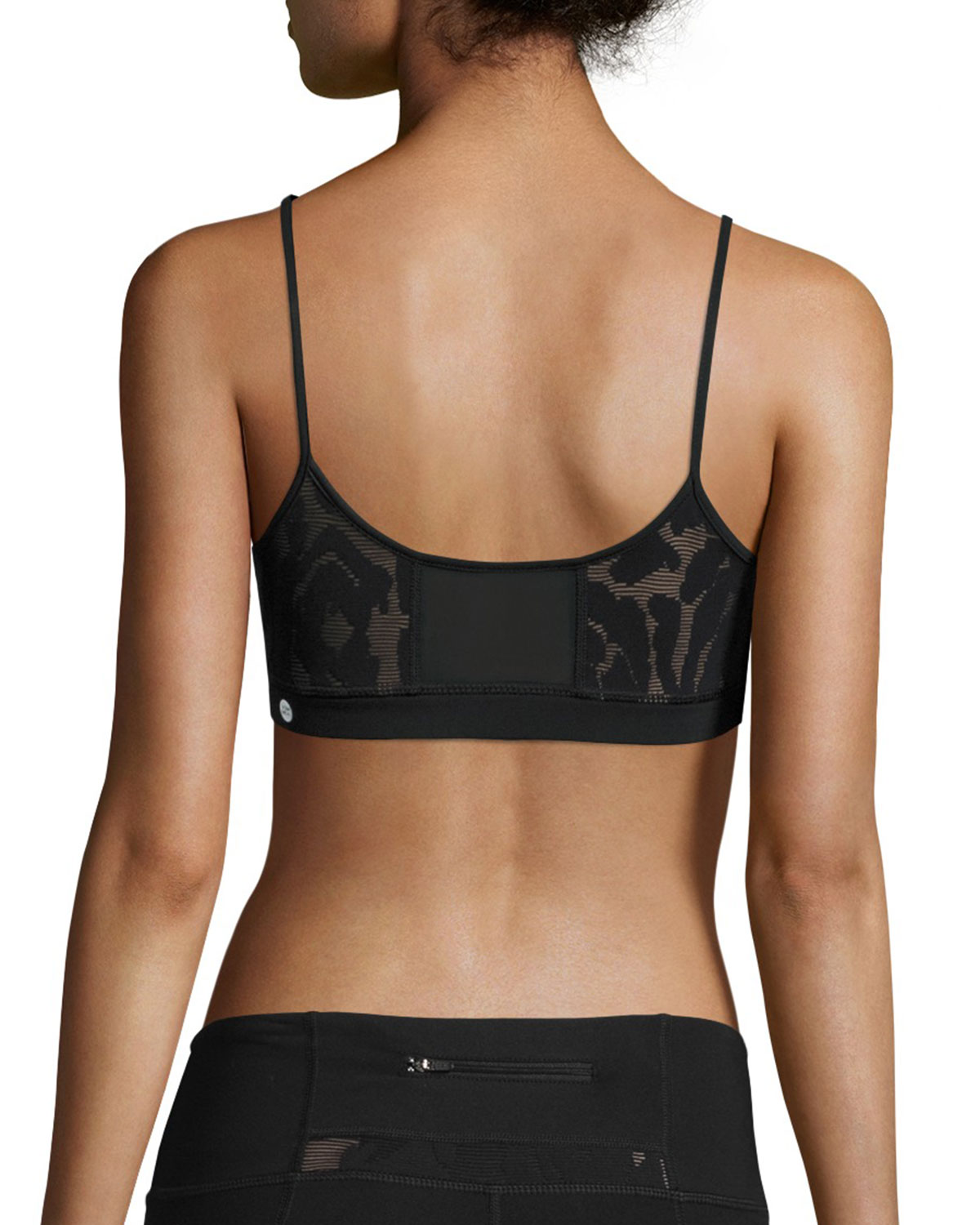 Jaguar Breeze Strappy Sports Bra, Black