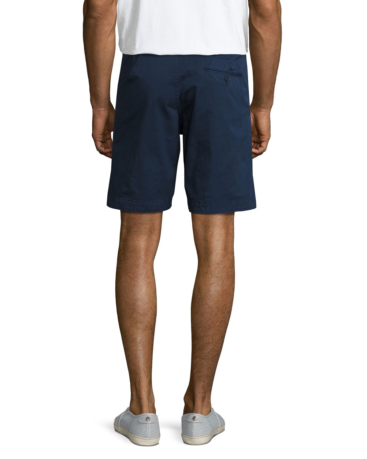 Dane Twill Shorts, Navy