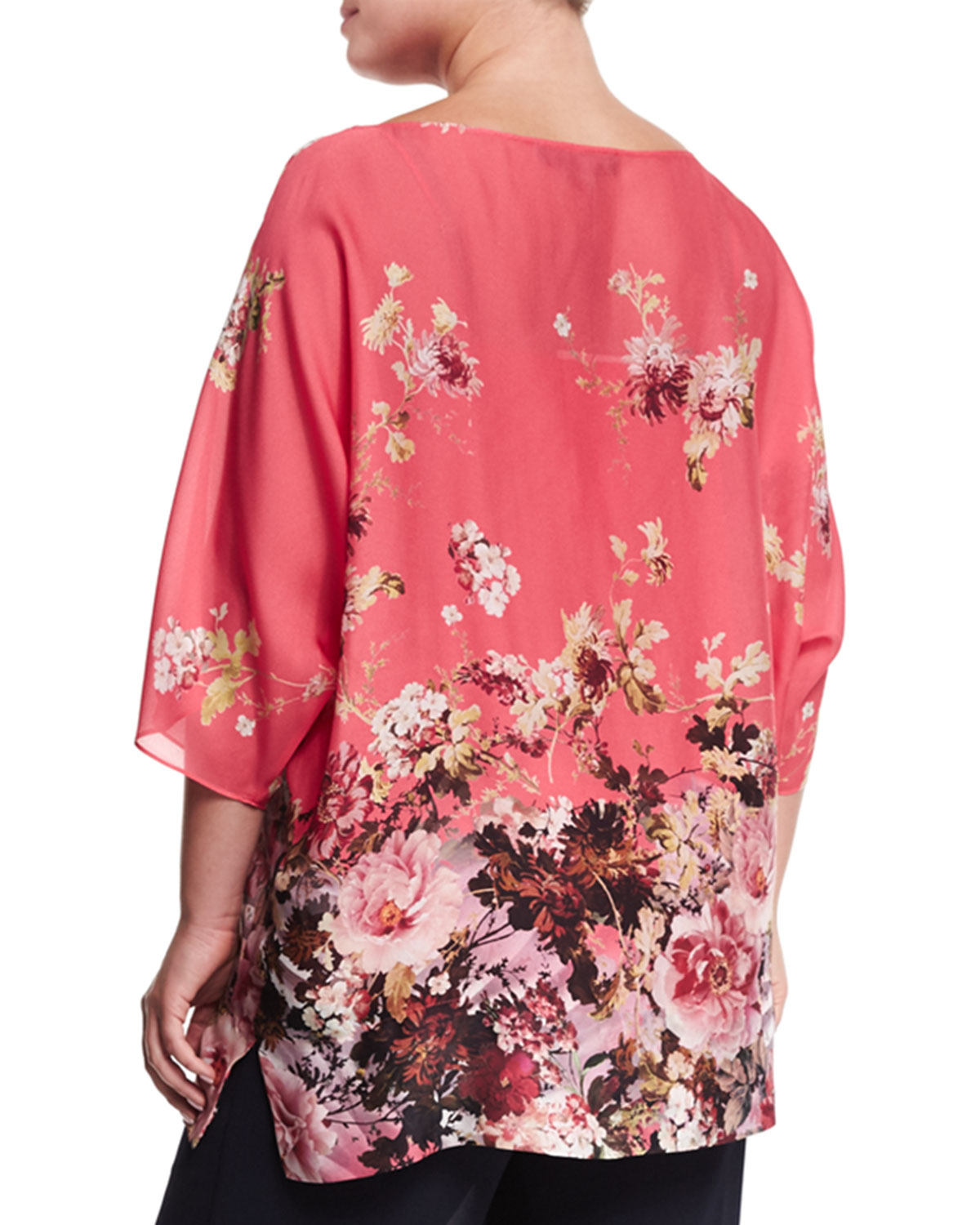 Fresia Floral-Print Tunic, Plus Size 