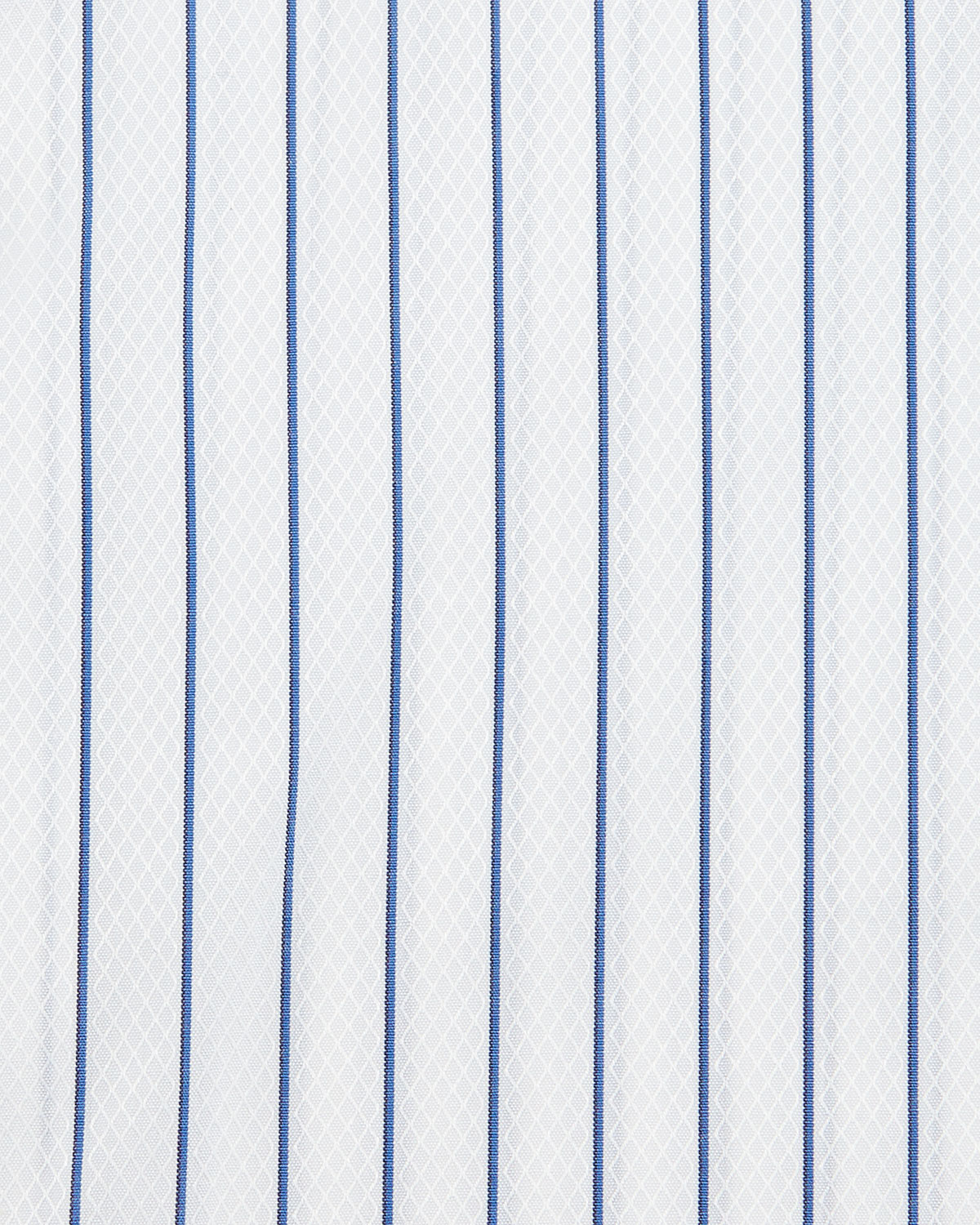 Pinstripe Woven Dress Shirt, White/Navy