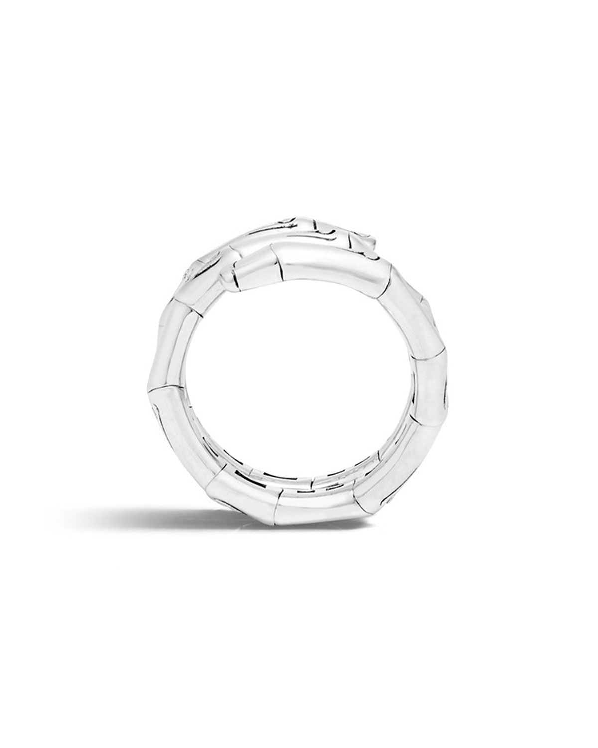 Bamboo Sterling Silver Double-Coil Ring