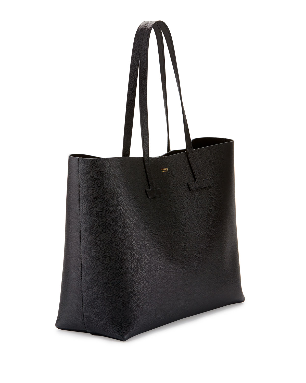 Large Grained Leather Tote Bag