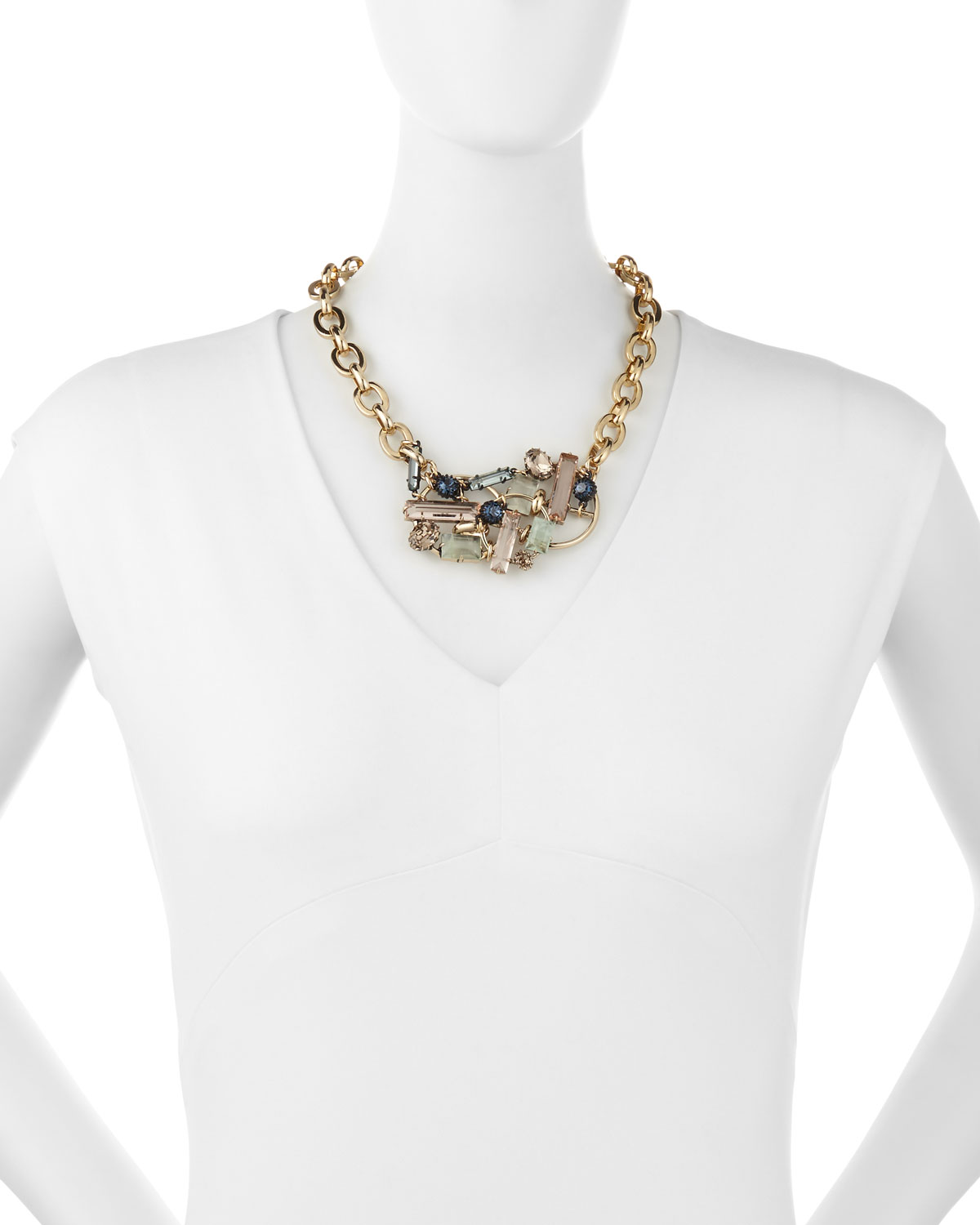 Belleville Jeweled Statement Necklace