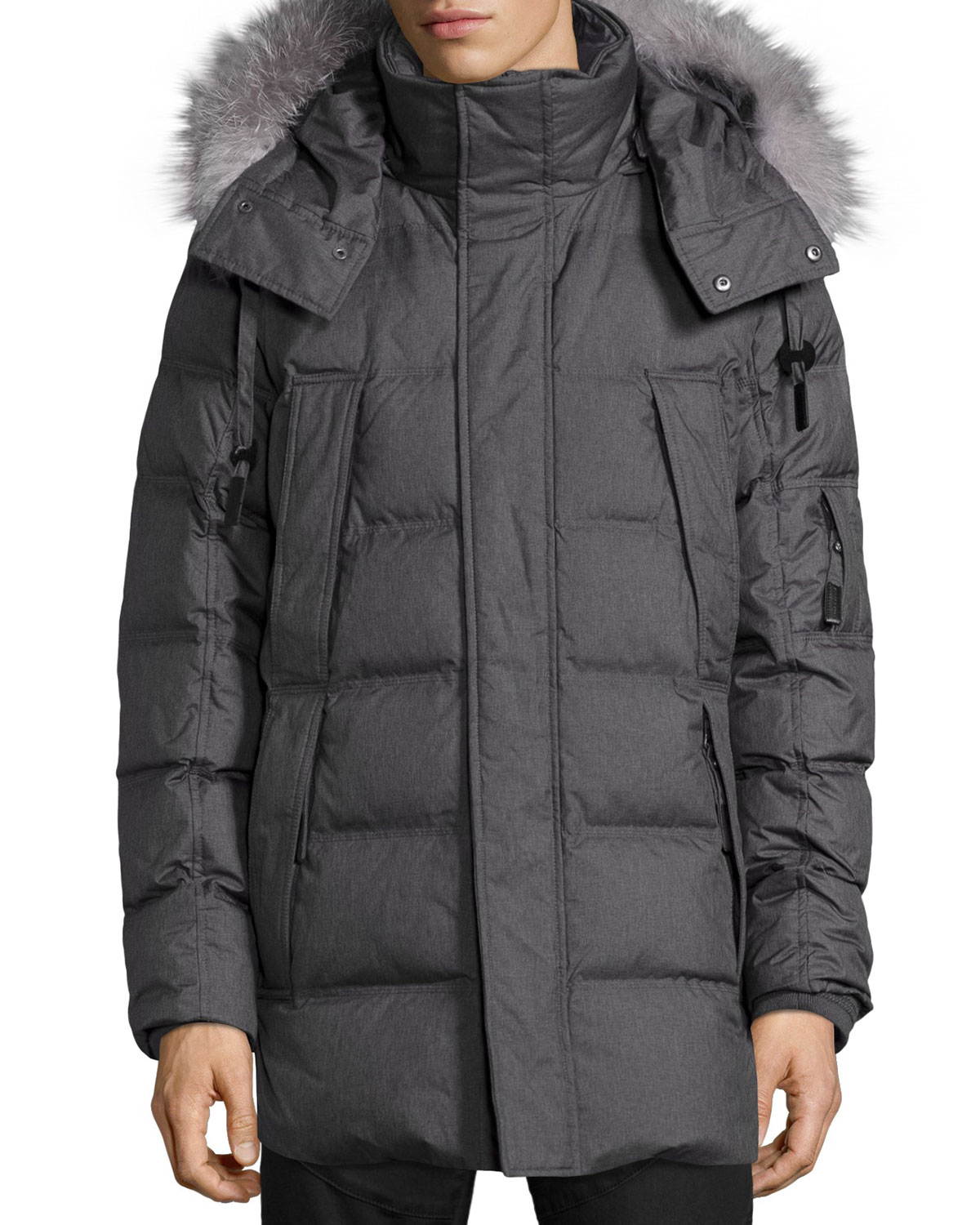 Altitude Down Parka w/Fur Trim, Fog