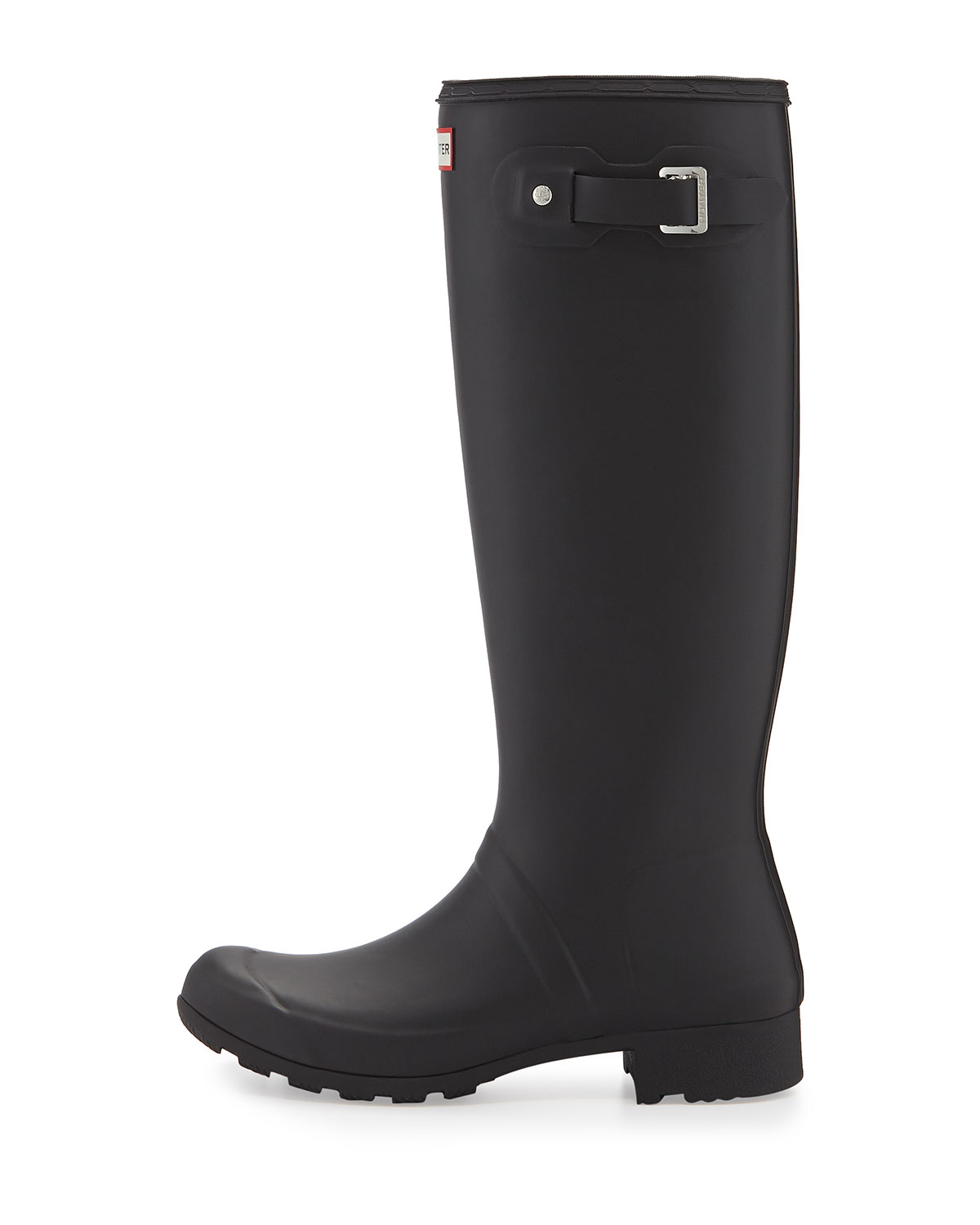 Tour Traveler Rubber Rain Boot, Black