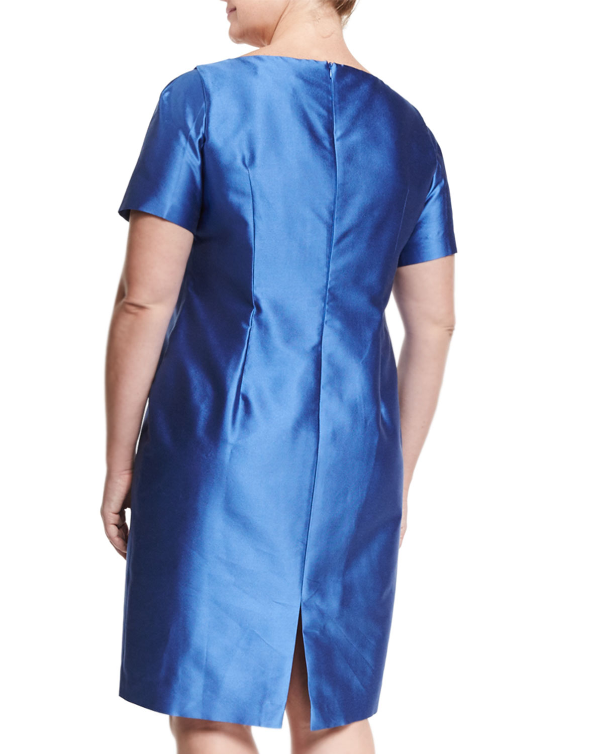 Didone Sleeveless Sheath Dress W/ Attachable Sleeves, Plus Size