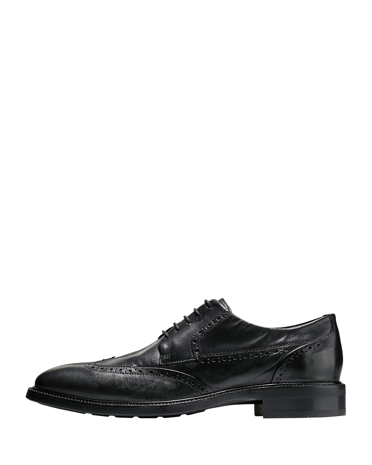 Warren Wing-Tip Leather Oxford, Black