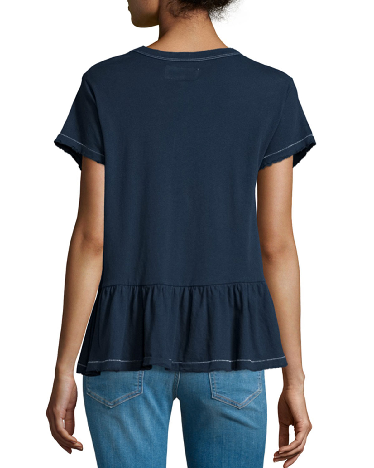 The Ruffle Short-Sleeve Tee