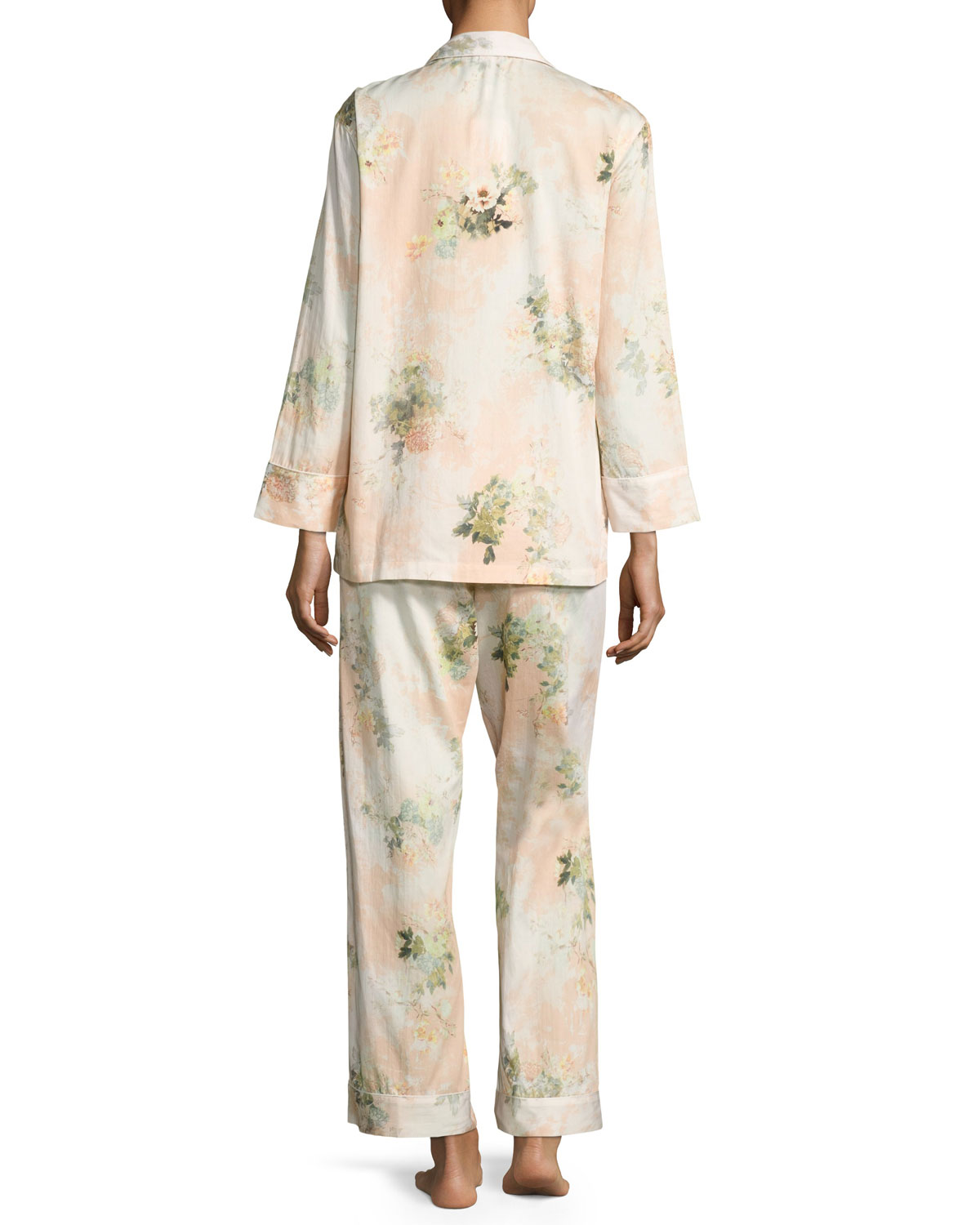 Blaze of Blossom Pajama Set, Light Pink