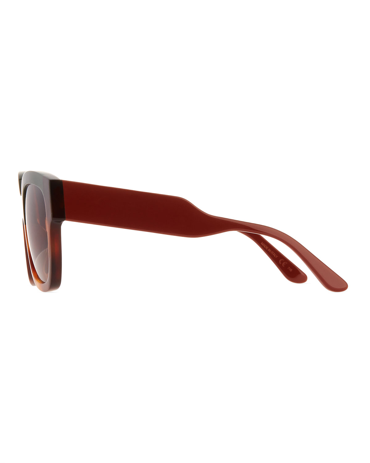 Chunky Square Colorblock Sunglasses