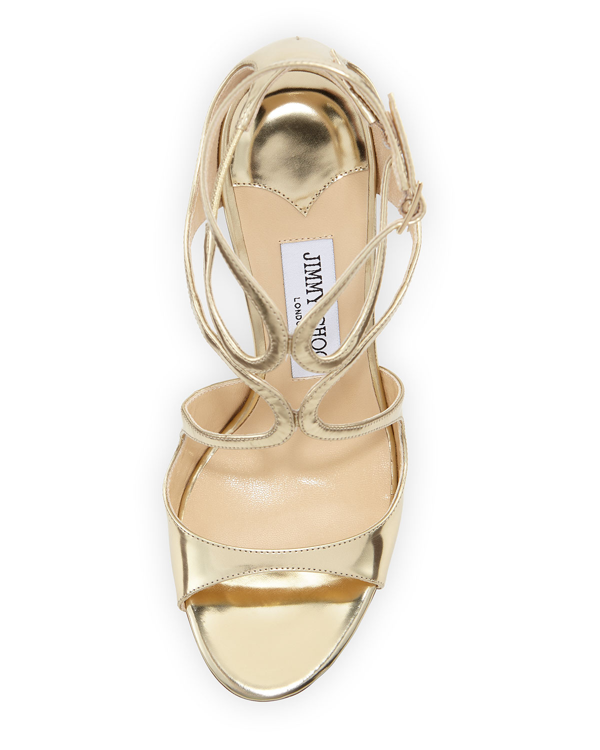 Lang Metallic Strappy Sandal, Gold