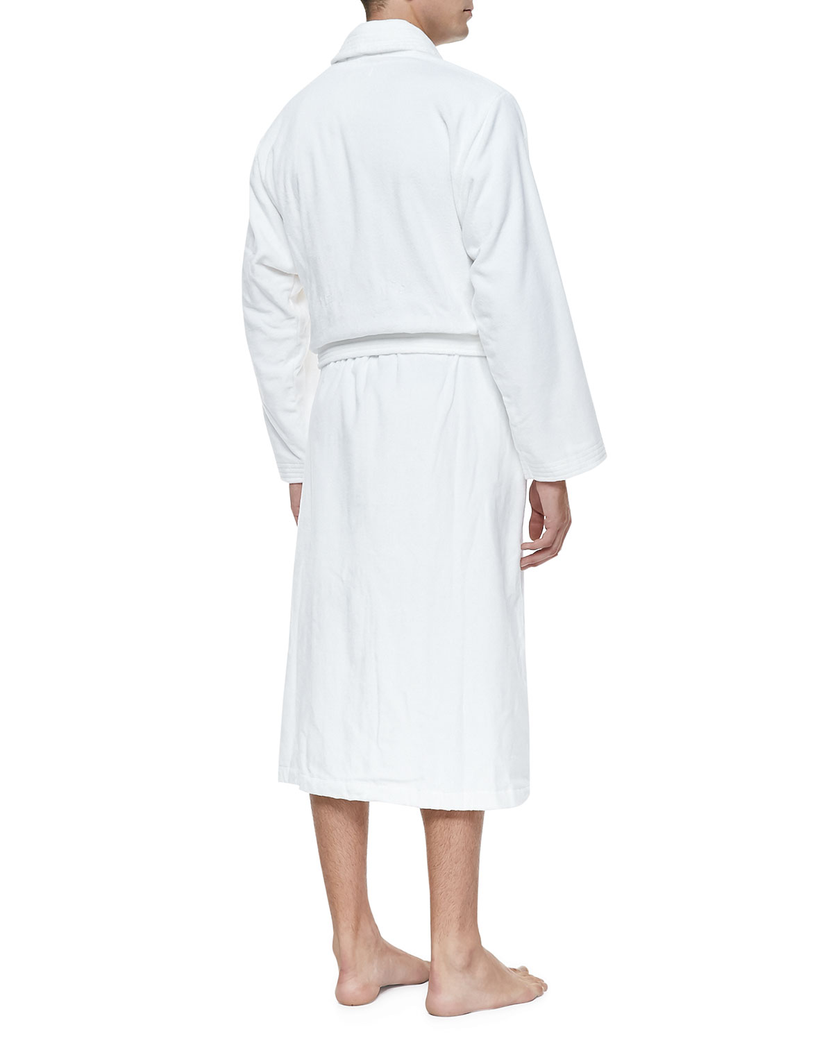 Terry Cloth Robe, White