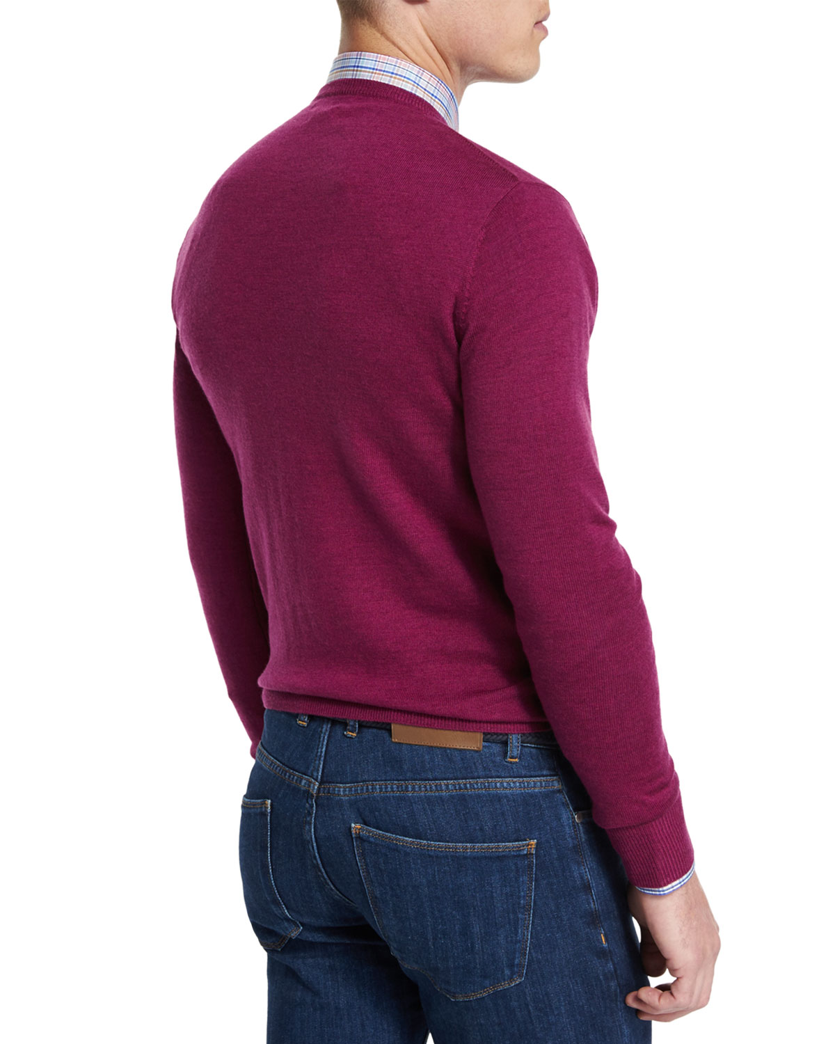 Merino Wool V-Neck Sweater