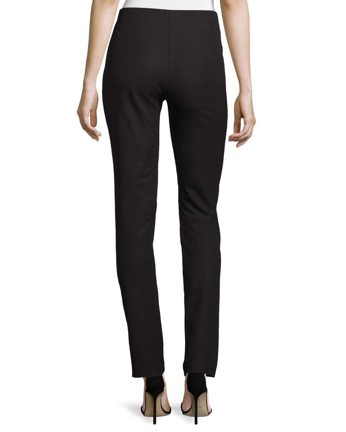 Tony Zip-Trim Stretch Leggings