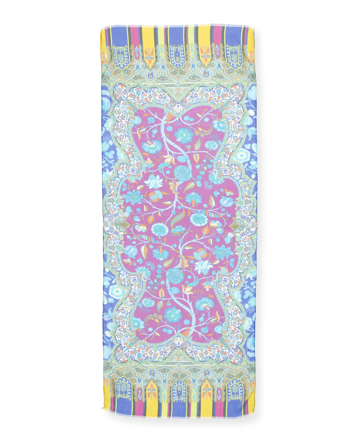 Dehli Multipattern Chiffon Scarf