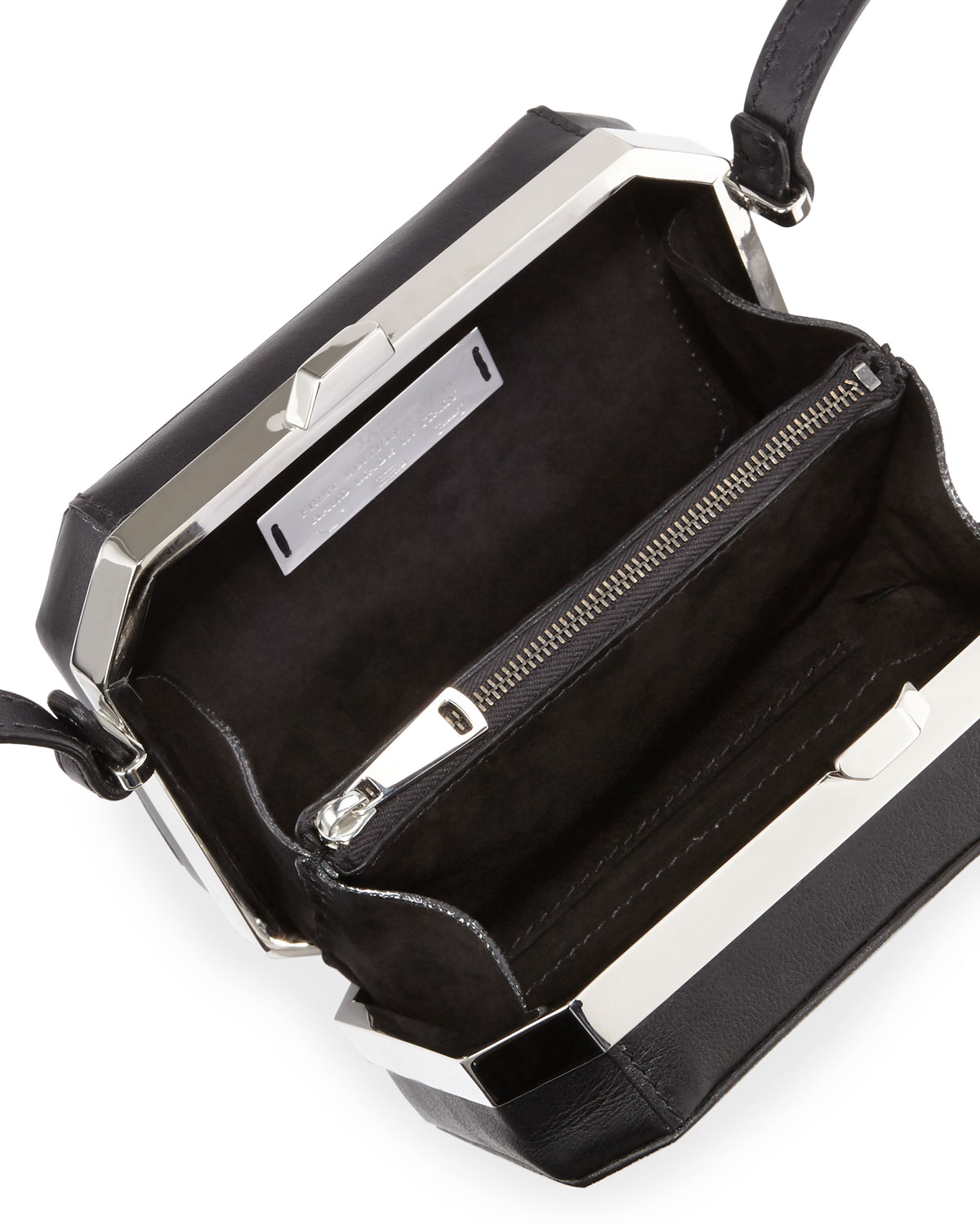 Jazz Octagonal Crossbody Bag, Black